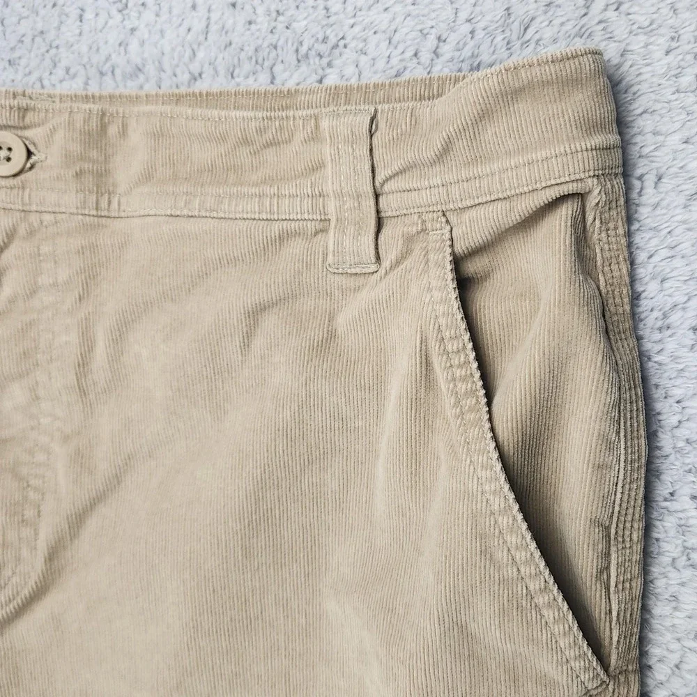 The North Face Pants Mens XL Khaki Beige Corduroy Stretch Casual Outdoor Cotton